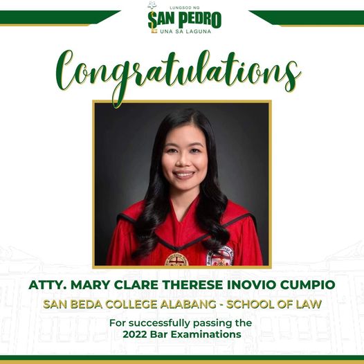 The City Government of San Pedro would like to congratulate Atty. Mary ...