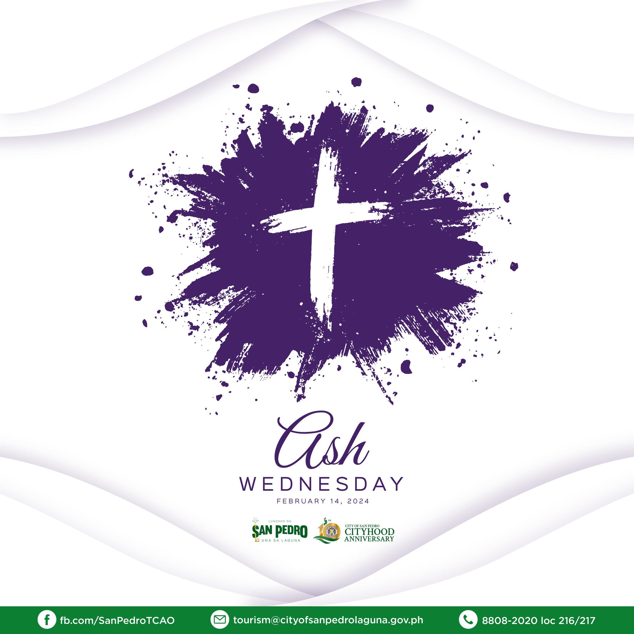 Ash Wednesday 2024 City of San Pedro, Laguna