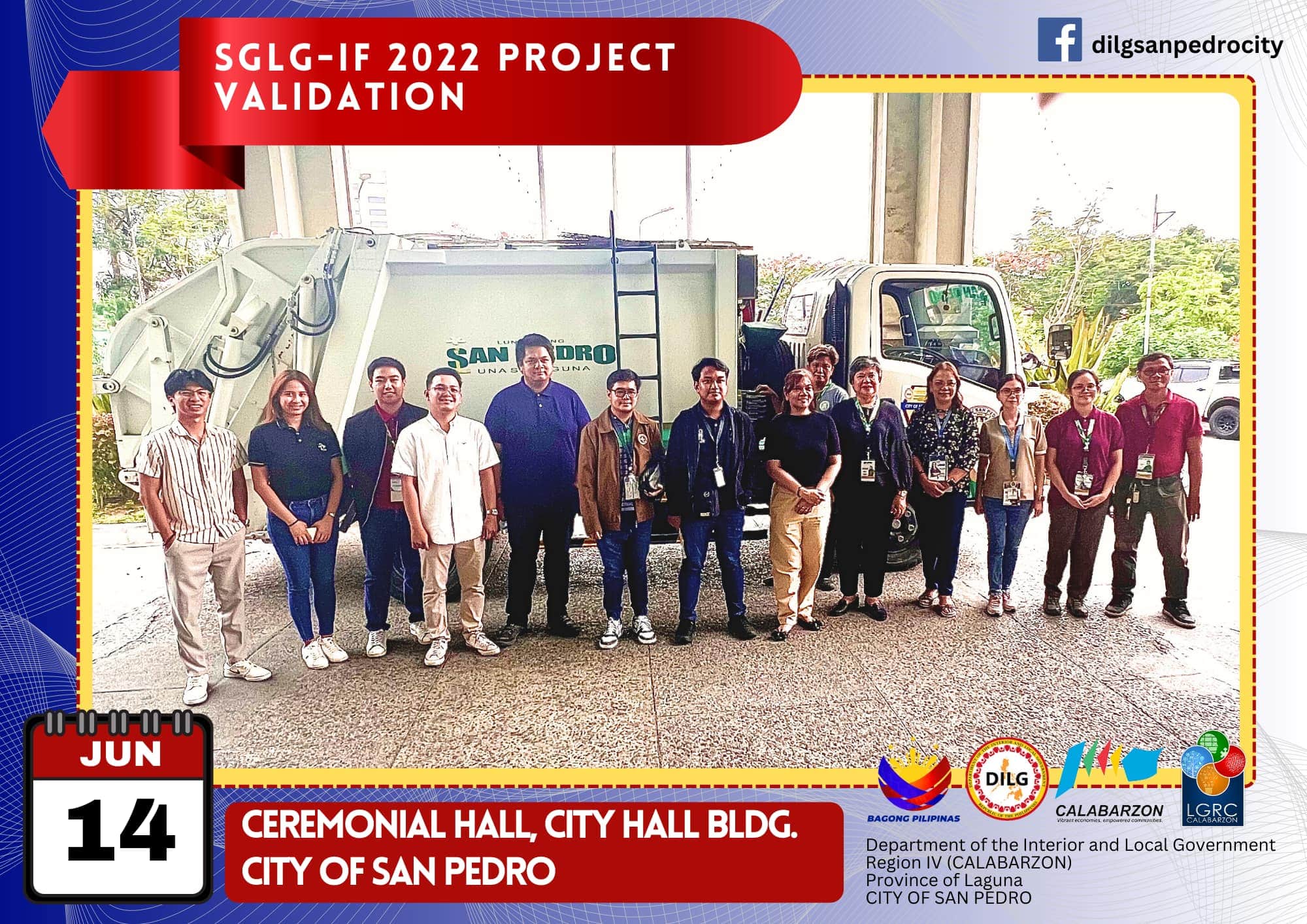 inspection and validation of the 2022 SGLG Incentive Fund ...